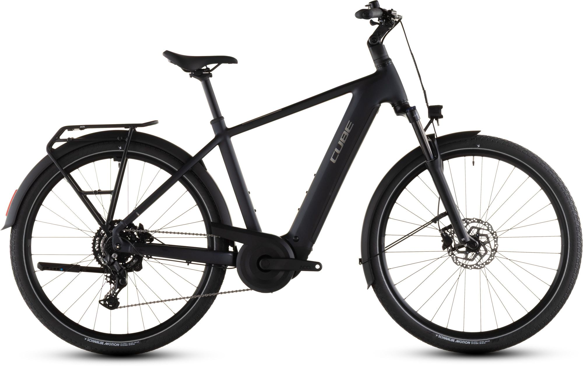 Cube touring hybrid one 600 coal/chrome 62 cm