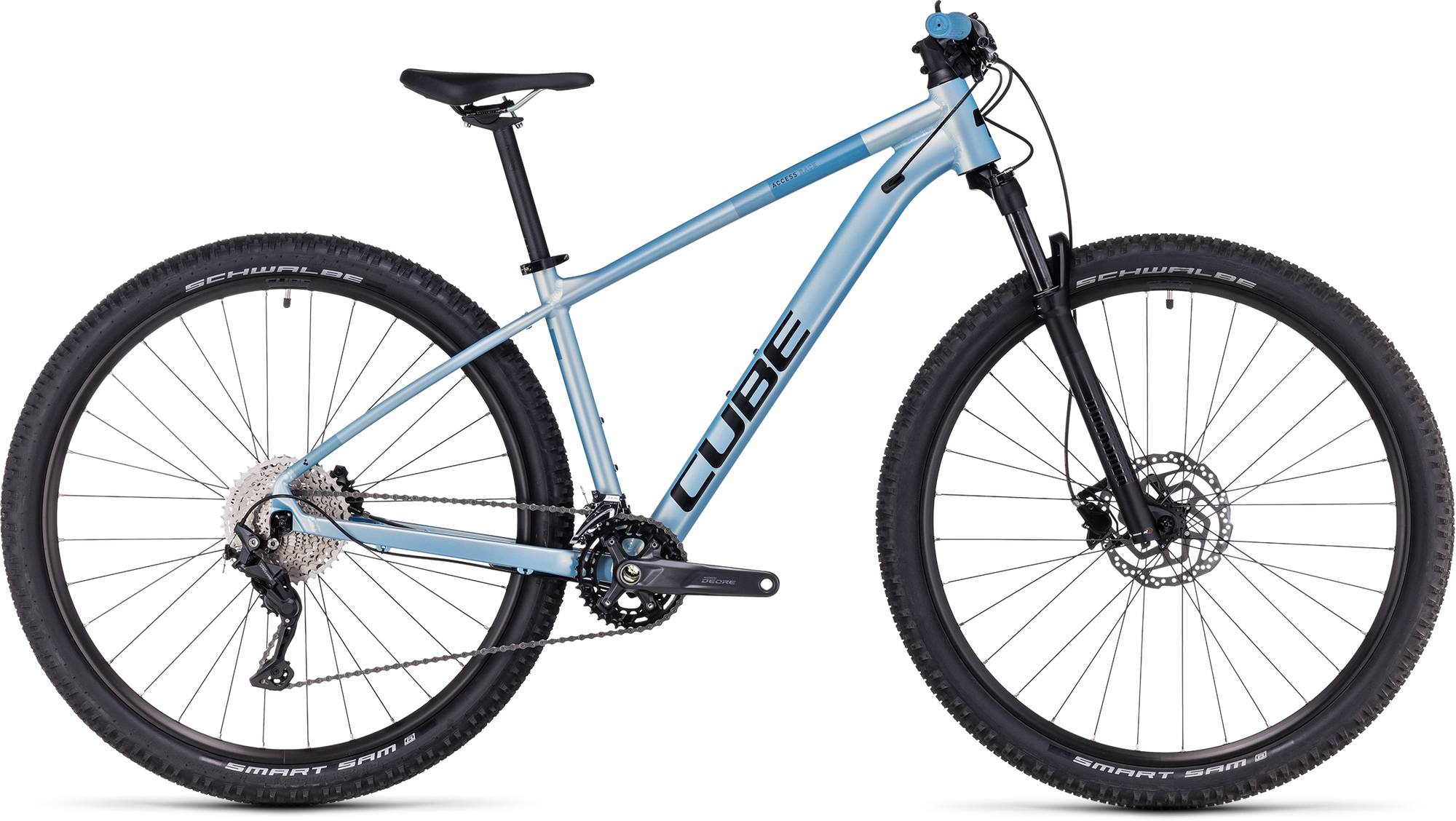 Cube access ws race sagemetallic/petrol l